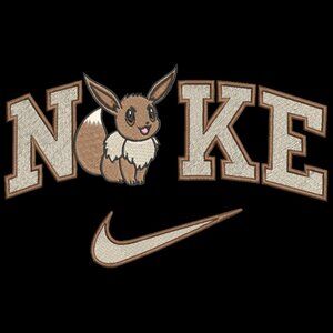 Nike Pokemon Eevee HOODIE Embroidered Adult Unisex Hooded Sweatshirt